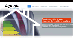 Desktop Screenshot of ingenia-soluciones.com
