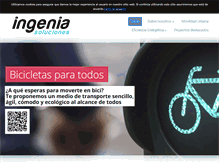 Tablet Screenshot of ingenia-soluciones.com